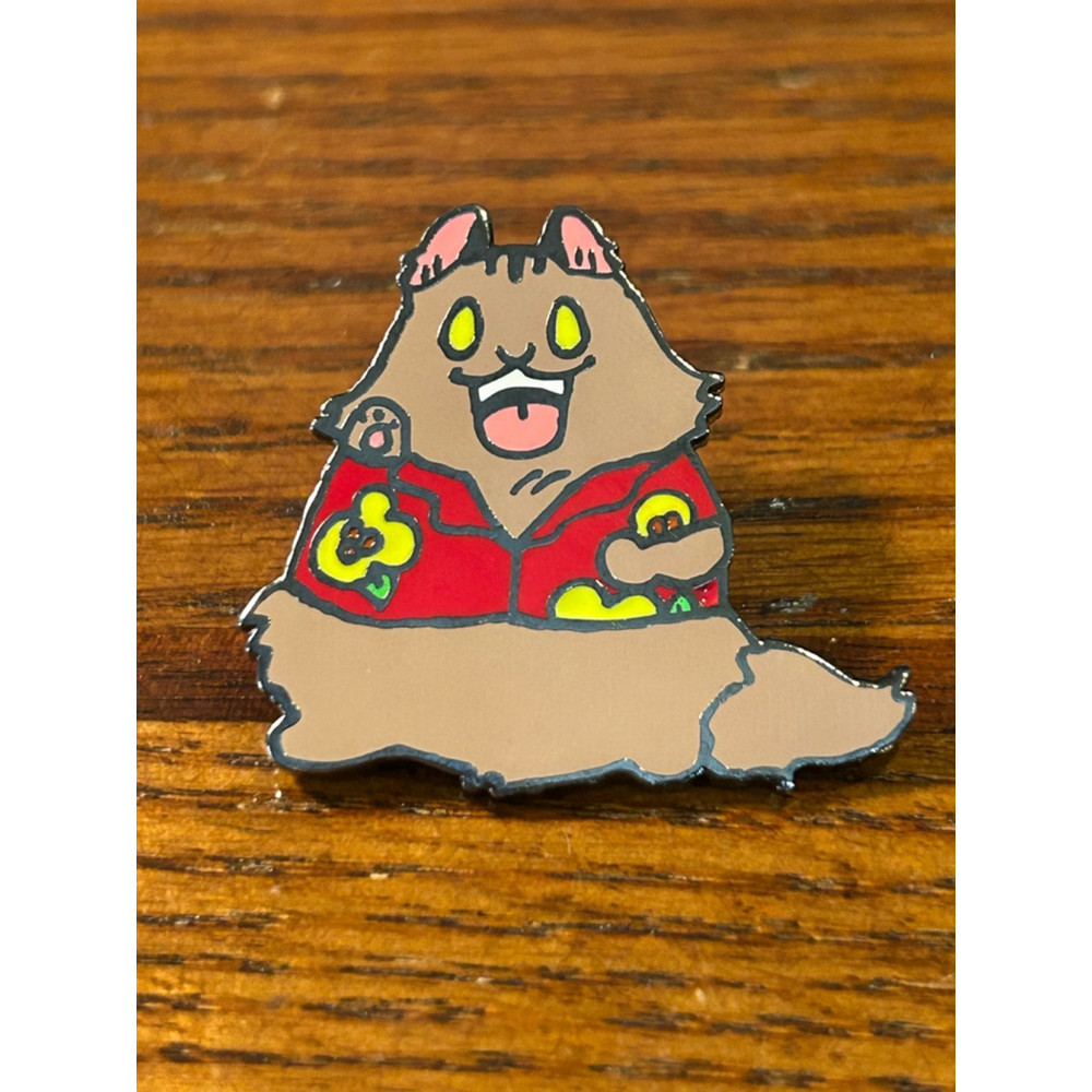 Unisex Breaking Cats
Tommy work clothes Pin Brown and Red